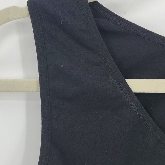 Cappocolla Women's shape wear black stretch tank top. L/XL. - Picture 2 of 5